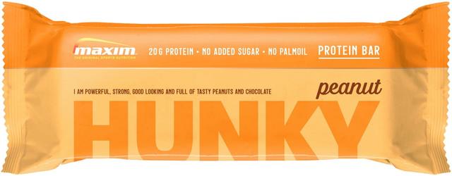Maxim Protein Bar Hunky Peanut maapähkinänmakuinen proteiinipatukka 55g