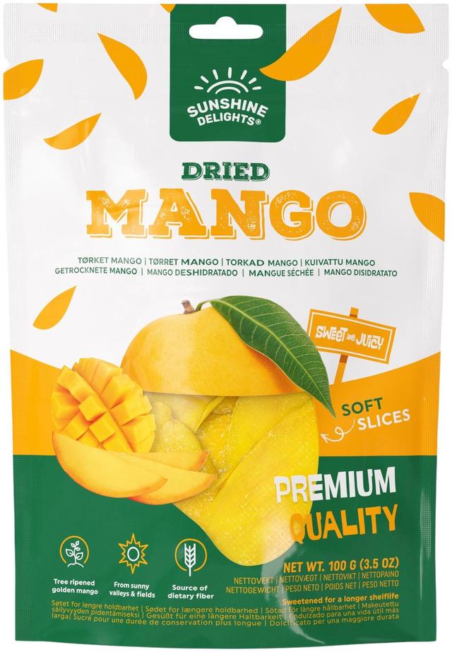 Sunshine Delights Kuivattu mango 100g