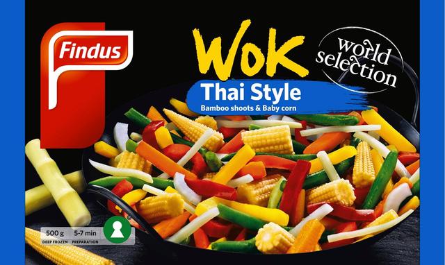 Findus Wok Thai Style 500g, pakaste