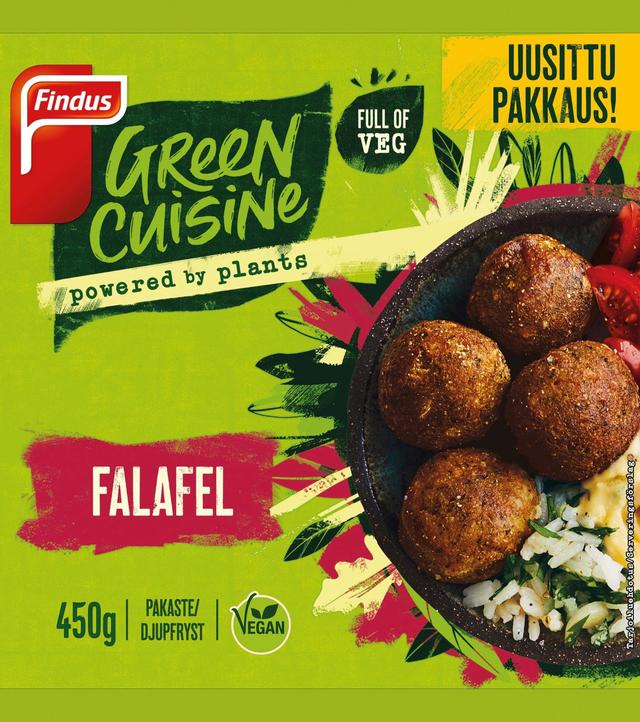 Findus Green Cuisine Falafel 450g, pakaste