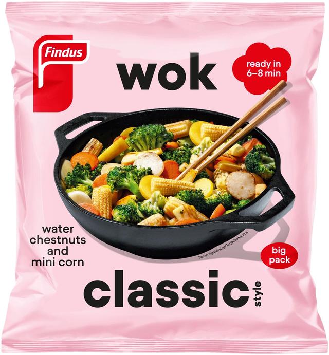 Findus Wok Classic Style 850g, pakaste