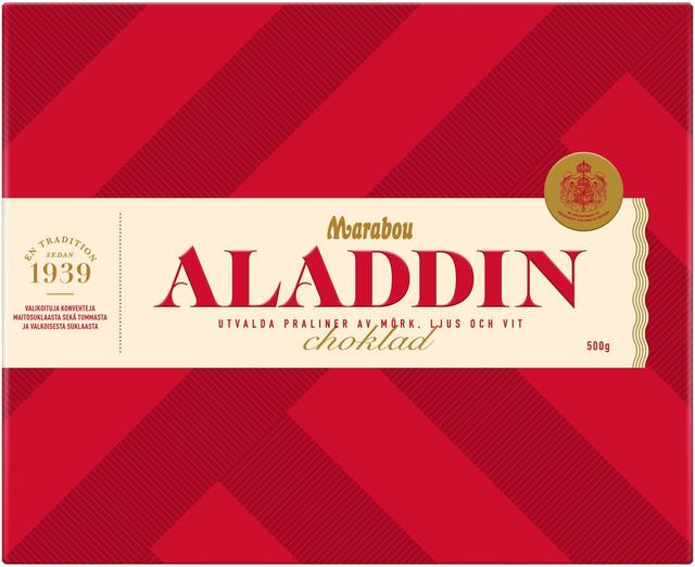 Marabou Aladdin konvehteja 500g