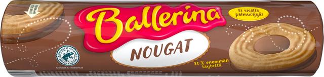 Kantolan Ballerina nougat täytekeksi 205g