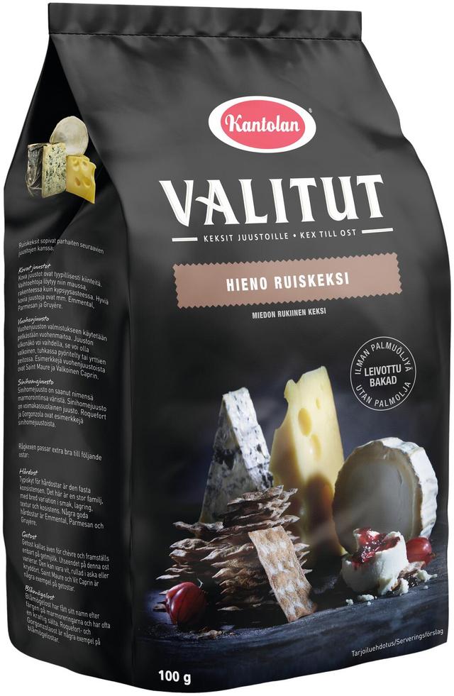 Kantolan Valitut ruiskeksi 100g