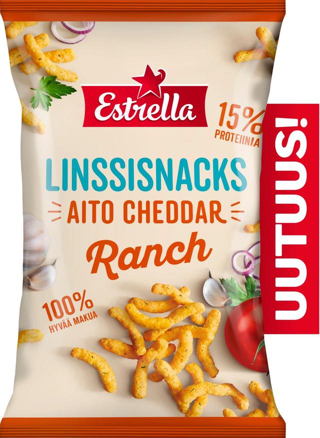 Estrella Linssisnacks Cheddar & Ranch 125g