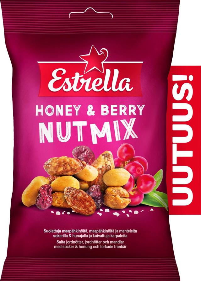 Estrella Honey & Berry Nut Mix 140g