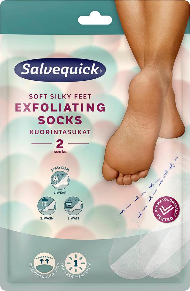 Salvequick Exfoliating socks kuorintasukat 2kpl