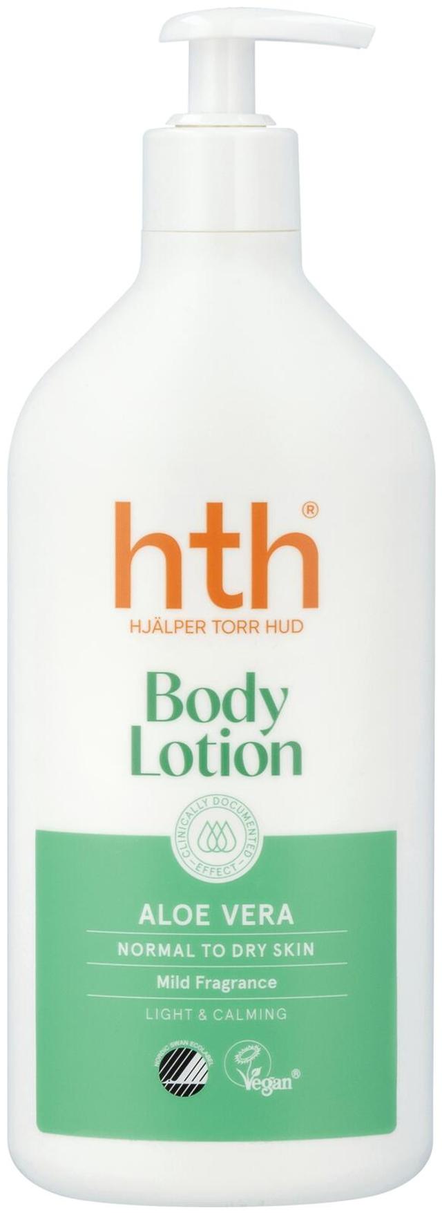 HTH Aloe Vera Body Lotion for normal to dry skin vartalovoide 400ml