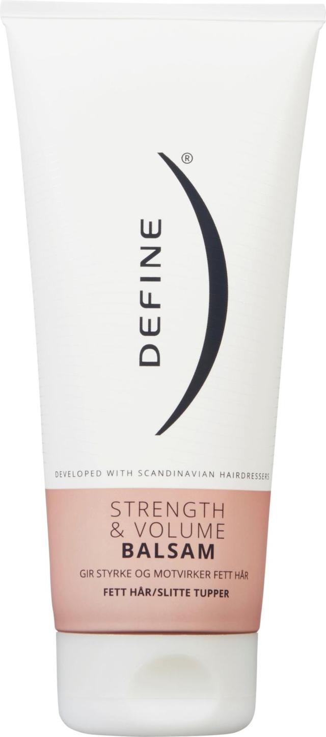 Define Strength & Volume conditioner tuuheuttava ja vahvistava hoitoaine hennoille hiuksille 200ml