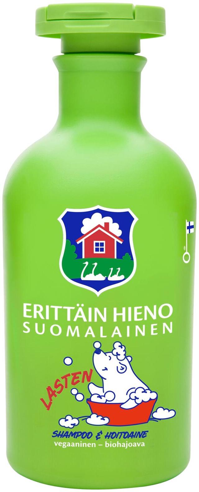 Erittäin Hieno Suomalainen Lasten shampoo & hoitoaine 300ml