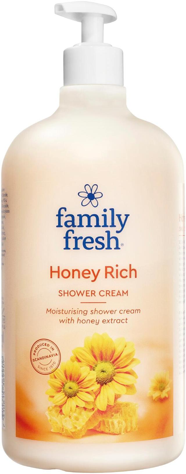 Family Fresh Honey Rich shower cream suihkusaippua 1000ml