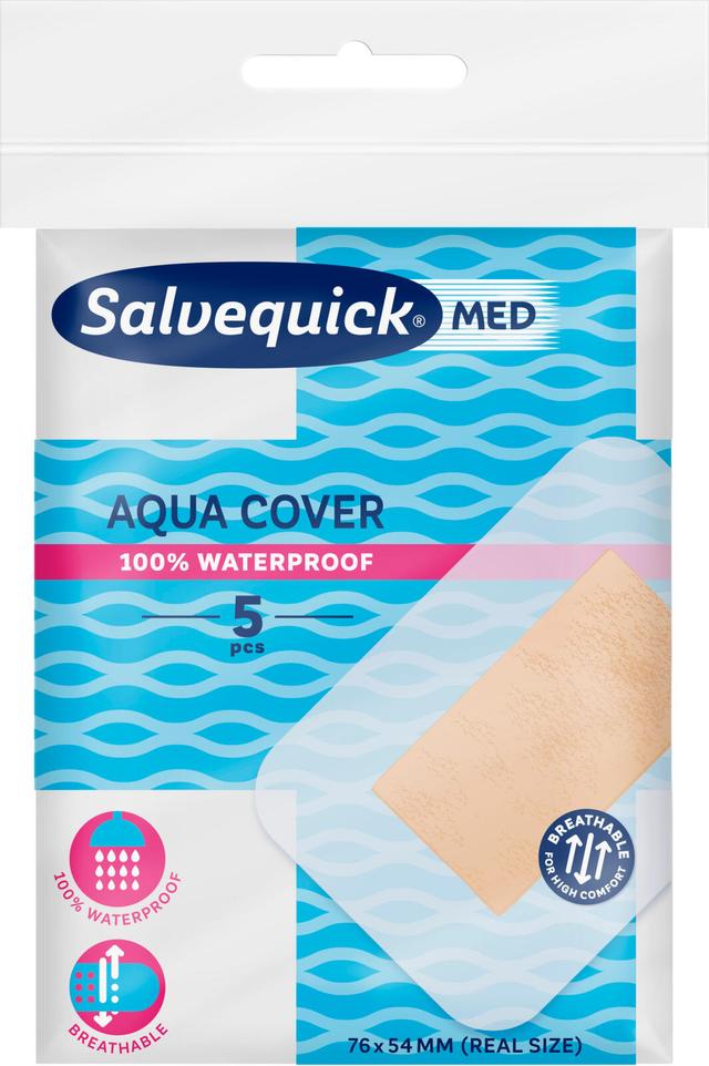 Salvequick MED Aqua Cover laastari 5kpl