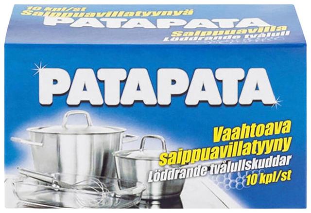 PataPata saippuavillatyyny 10kpl