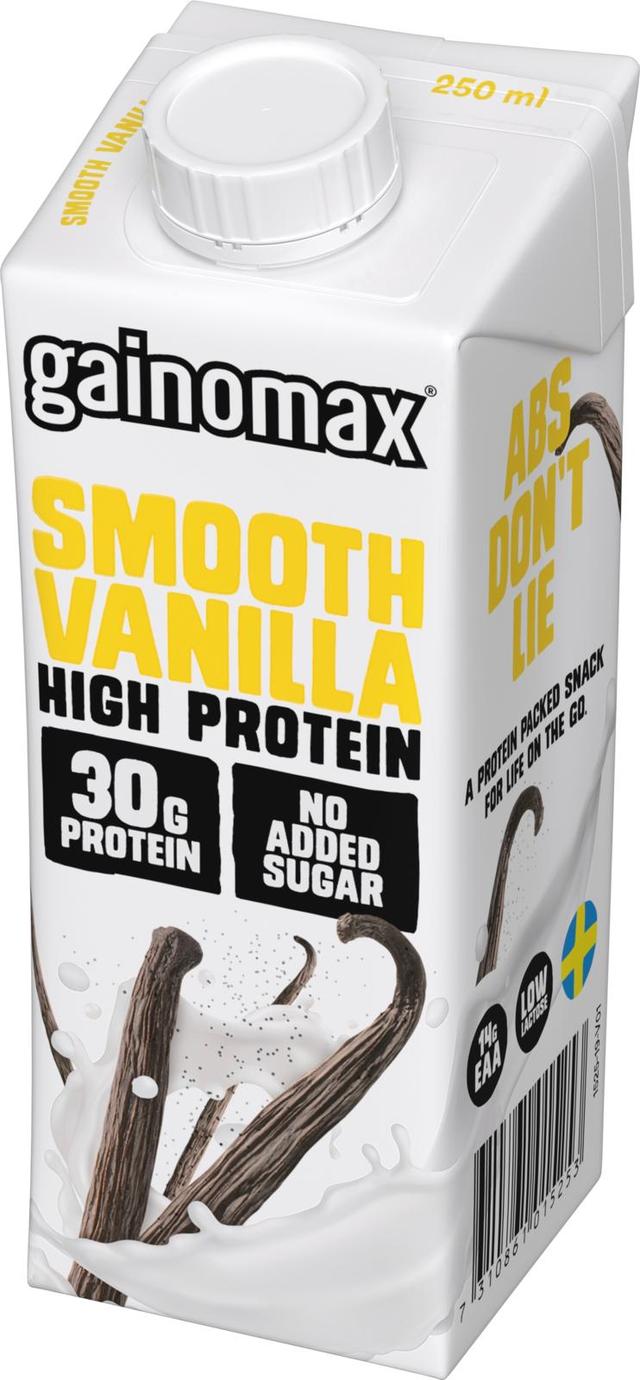 Gainomax High Protein drink Smooth Vanilla Proteiinijuoma 250ml