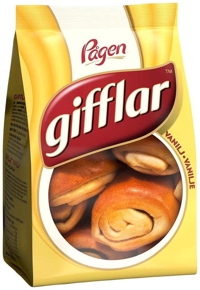 Pågen Gifflar Vanilj pienet vaniljapullat 280g