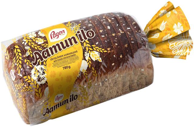 Pågen Aamun Ilo viipaloitu sekaleipä 780g