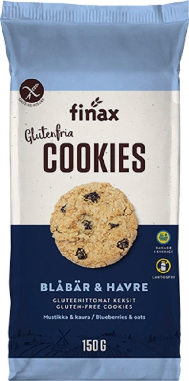 Finax Mustikka & Kaura Cookies 150g