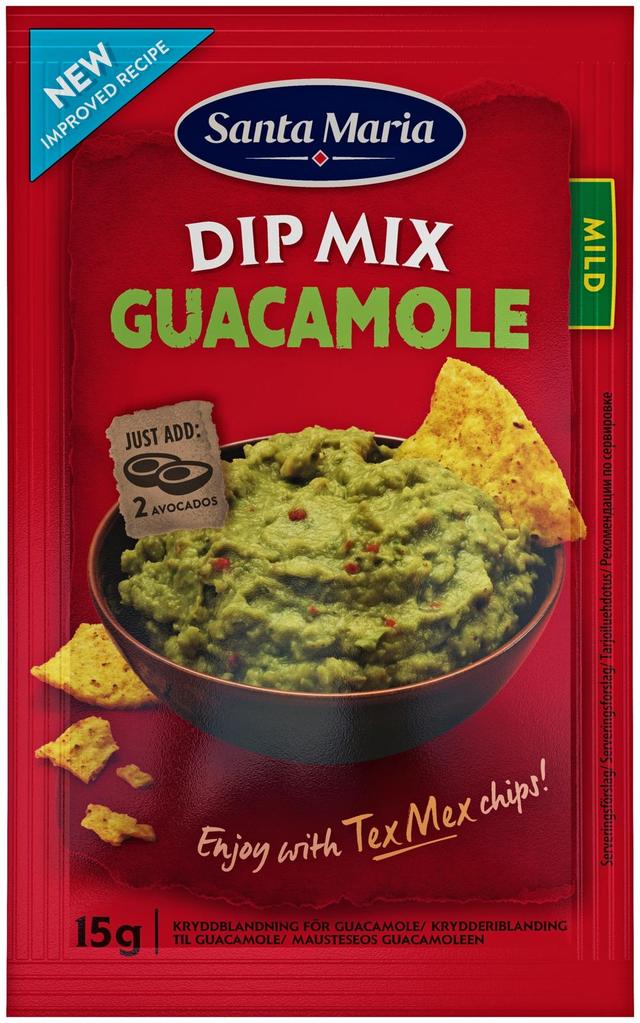 Santa Maria Guacamole Dip Mix Mausteseos 15 g