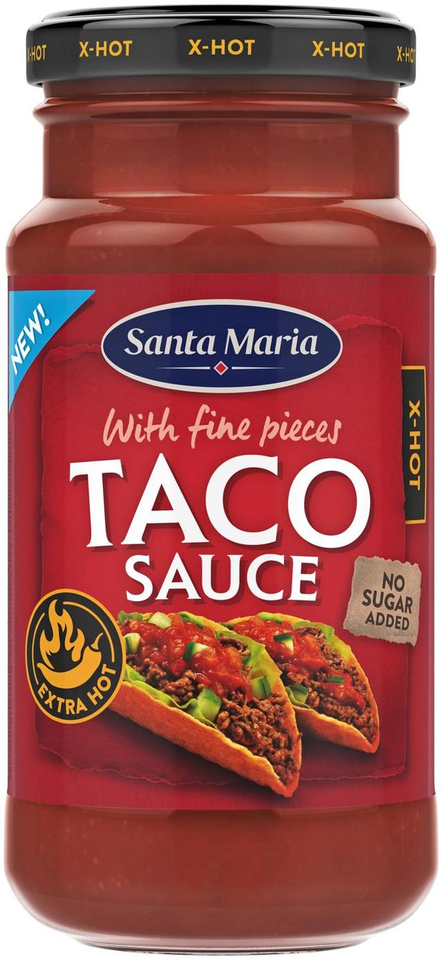 Santa Maria Taco Sauce X-hot, extratulinen tacokastike 230 g