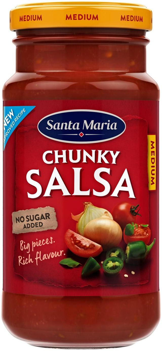 Santa Maria Chunky Salsa Medium keskivahva salsakastike 230 g
