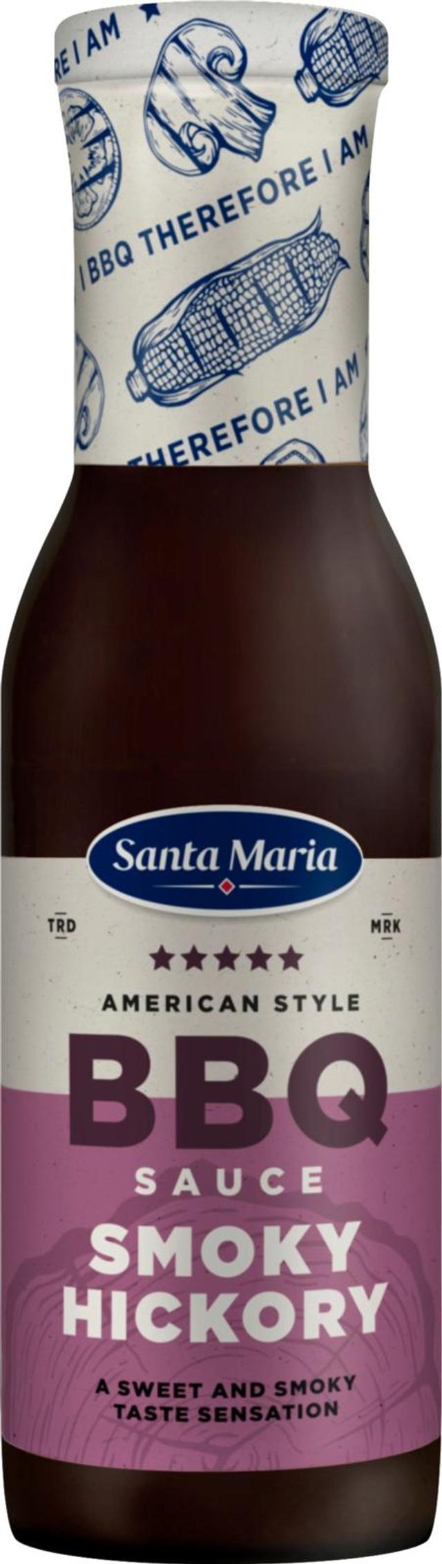 Santa Maria BBQ Sauce Smoky Hickory -maustekastike 365g