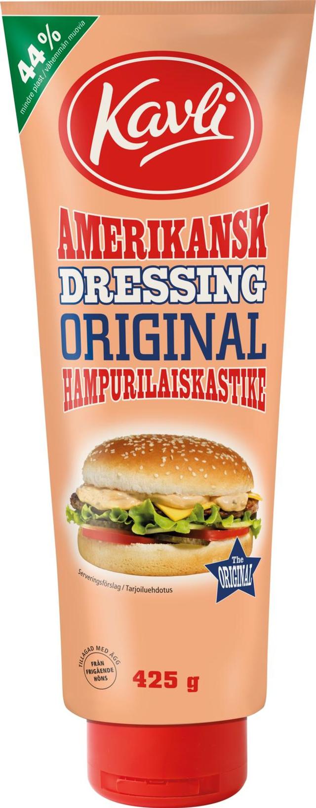 Kavli Amerikansk Dressing Original hampurilaiskastike 425g