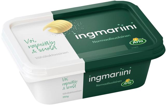 Ingmariini 250 g Normaalisuolainen vähälaktoosinen levite