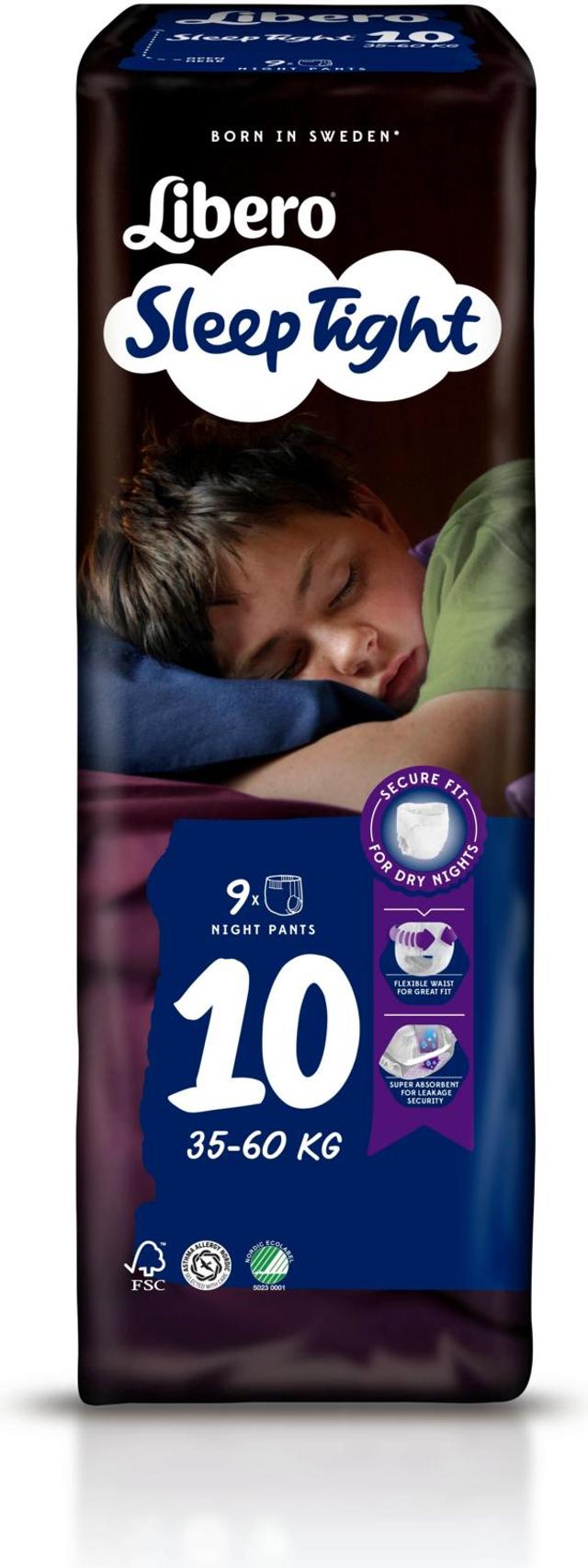 LIBERO SleepTight 10, 9 kpl