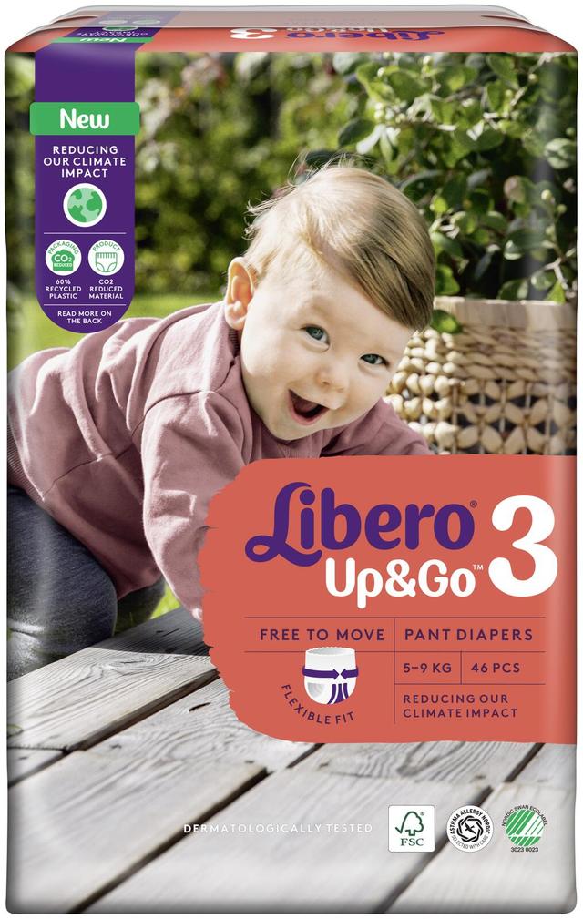 LIBERO Up&Go housuvaippa koko 3, 46kpl, 5-9 kg
