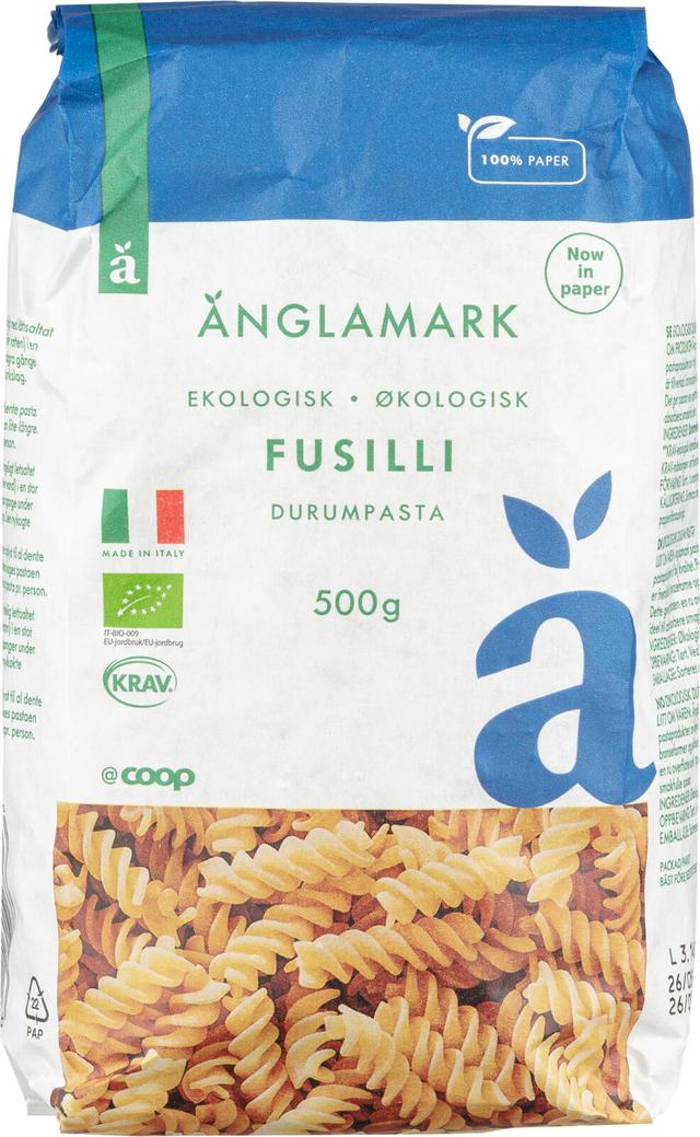 Änglamark fusillipasta luomu 500 g