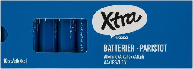 Xtra alkaliparisto AA/10 kpl