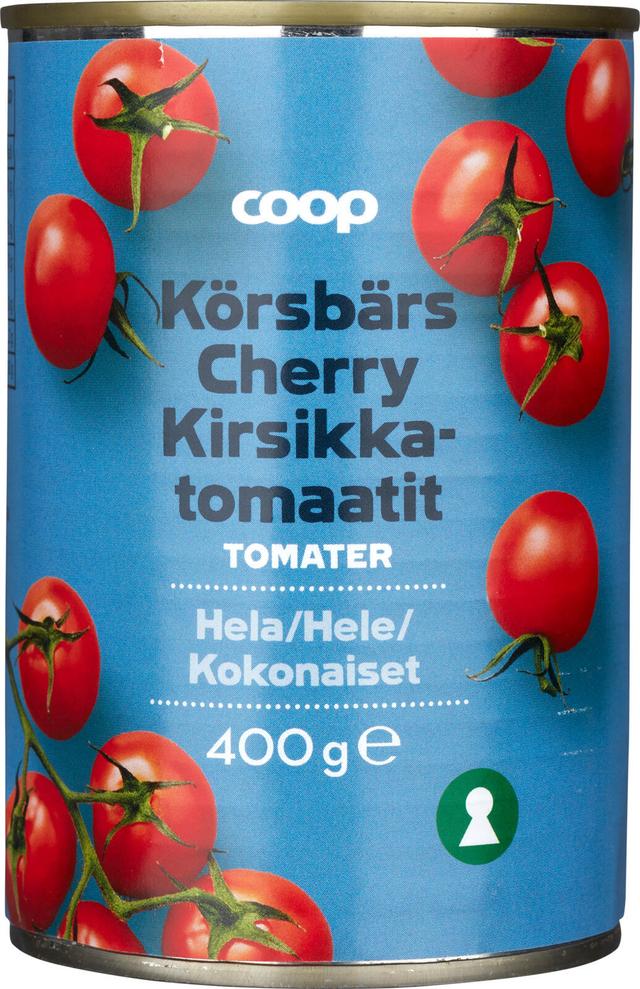 Coop kokonaiset kirsikkatomaatit 400 g