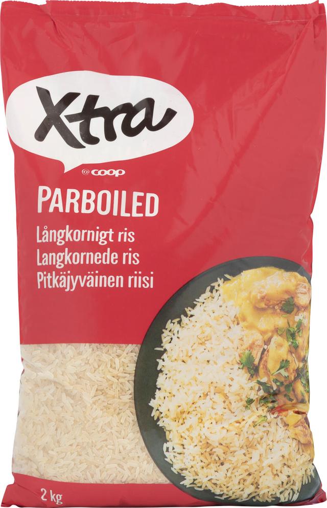 Xtra Parboiled pitkäjyväinen riisi 2 kg