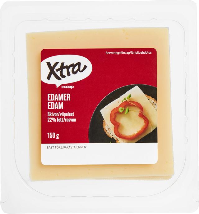 Xtra 150g Edam juustoviipaleet 23%
