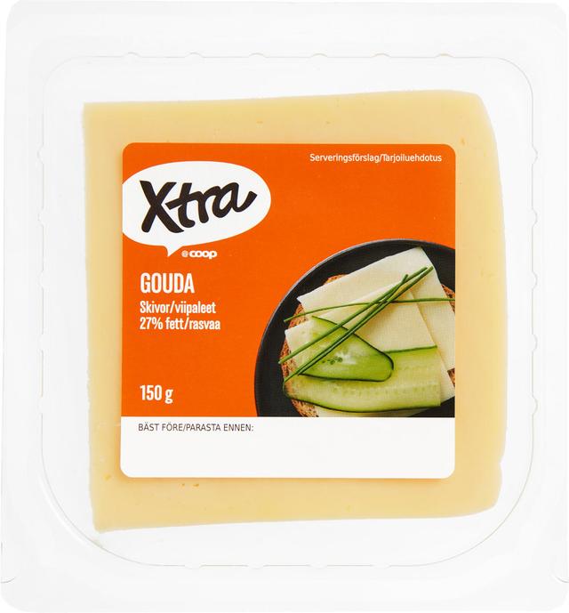 Xtra 150g Gouda juustoviipaleet 27%