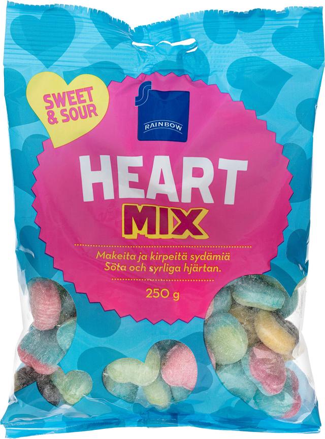 Rainbow Heart Mix makeispussi 250 g