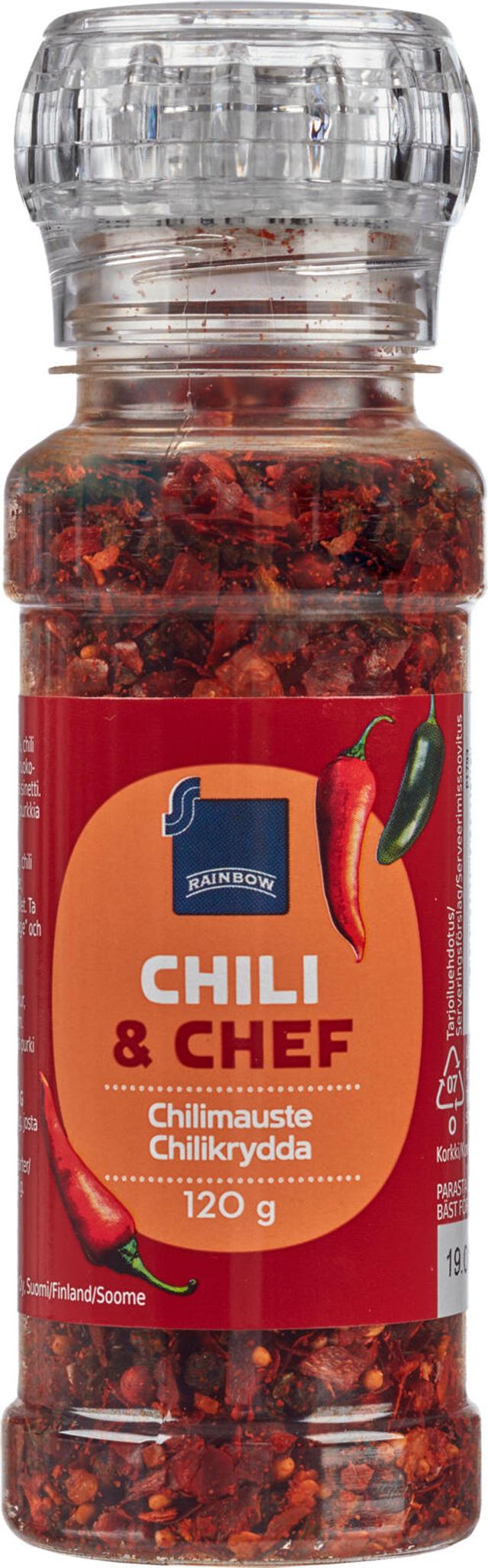 Rainbow 120g Chili & Chef chilimauste