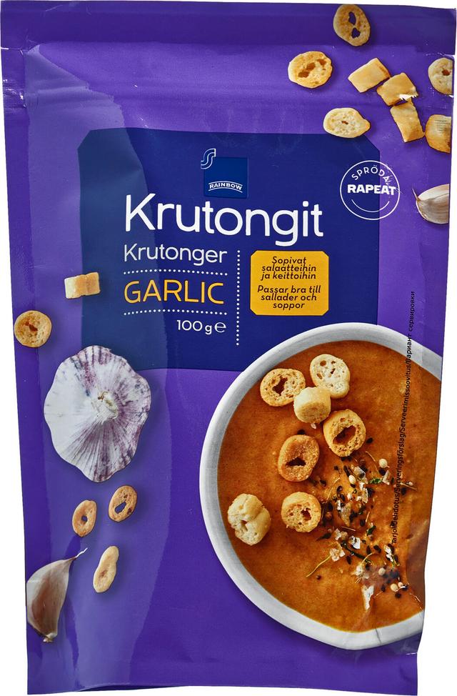 Rainbow valkosipulikrutongit 100 g