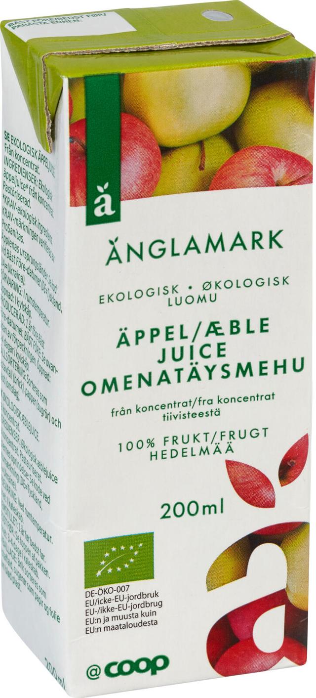 Änglamark omenatäysmehu luomu 200 ml