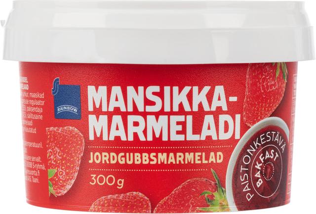 Rainbow 300g mansikkamarmeladi