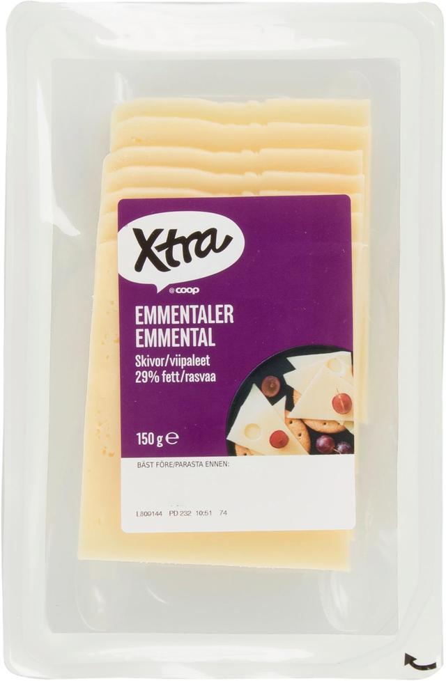 Xtra 150g Emmental juustoviipaleet