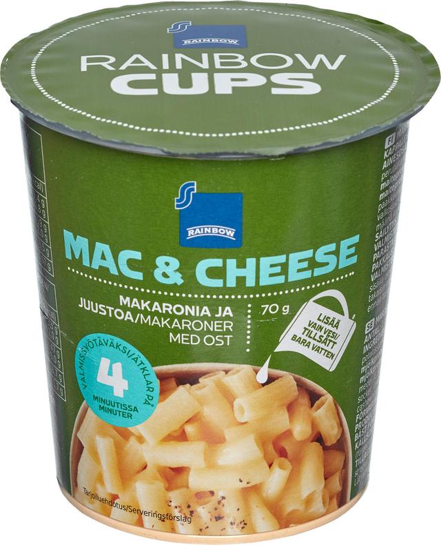 Rainbow 70g Mac & Cheese kuppi