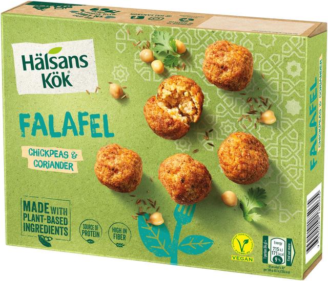 Hälsans Kök 300g Falafel, valmistettu kikherneistä