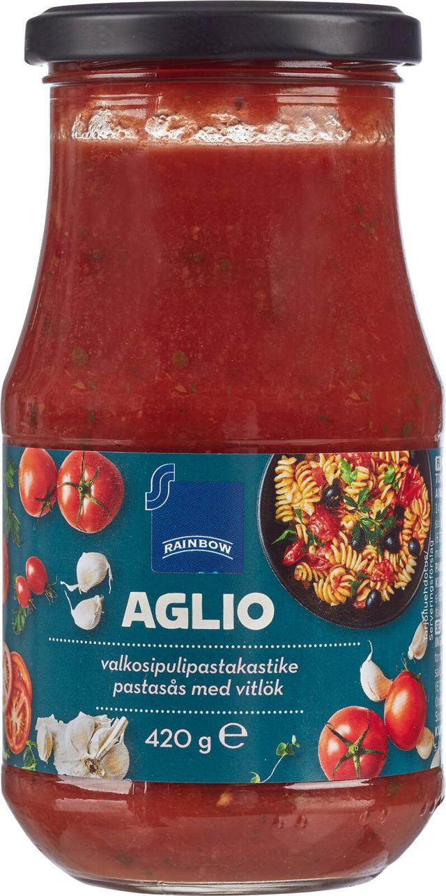 Rainbow valkosipulia sisältävä tomaattikastike 420g