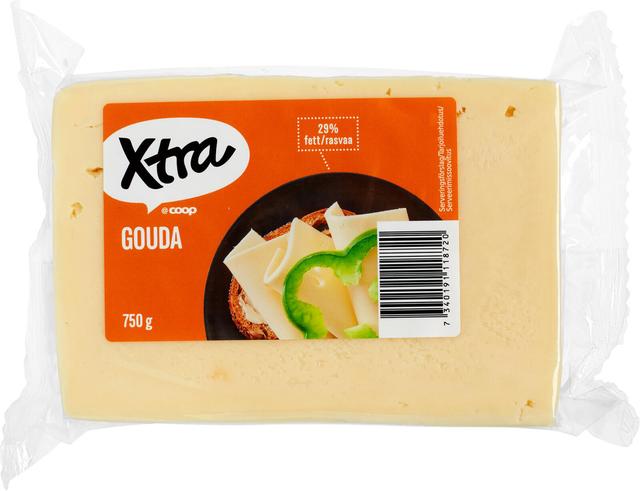 X-tra Gouda juusto 750g