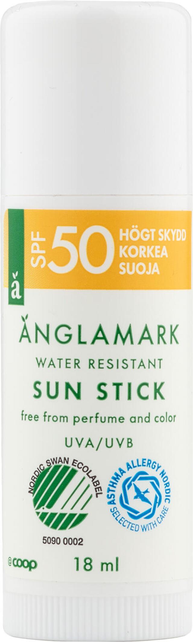Änglamark Sun stick SPF50 aurinkopuikko 18 ml