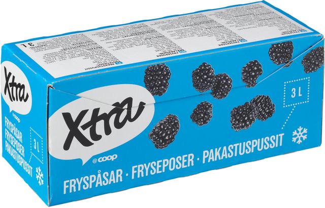 Xtra pakastuspussi 3L 60 kpl