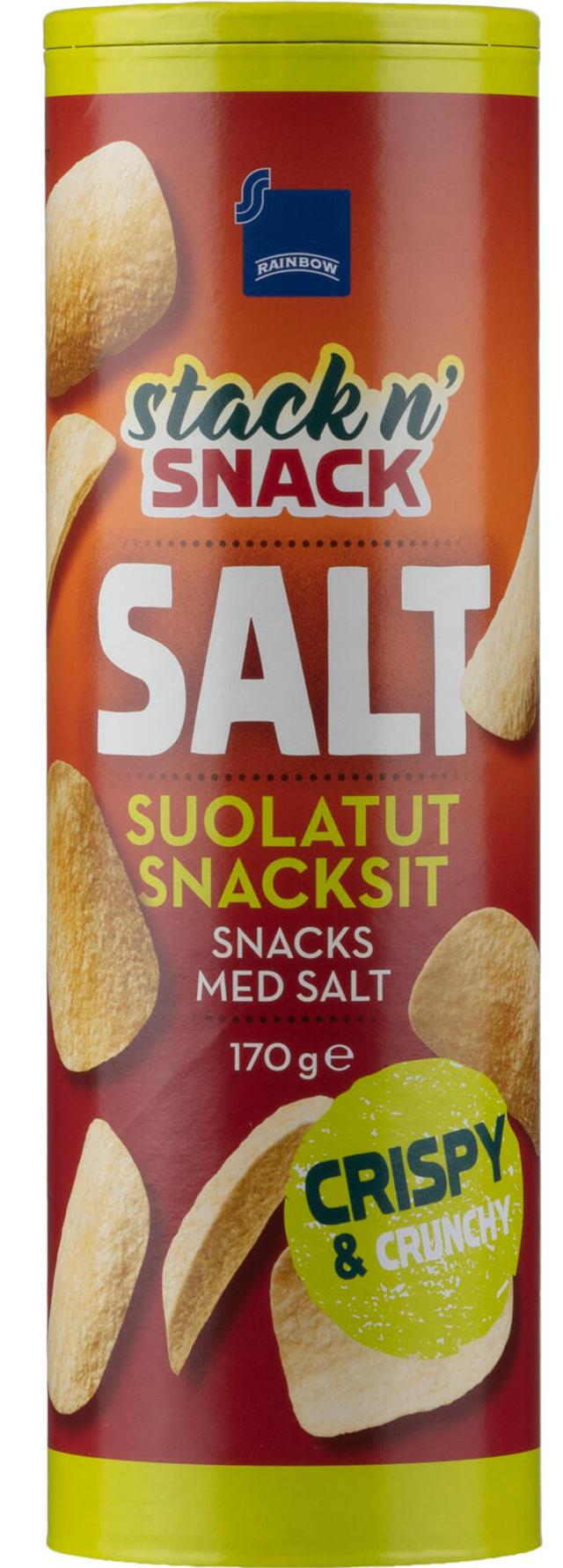 Rainbow suolatut snacksit 170 g