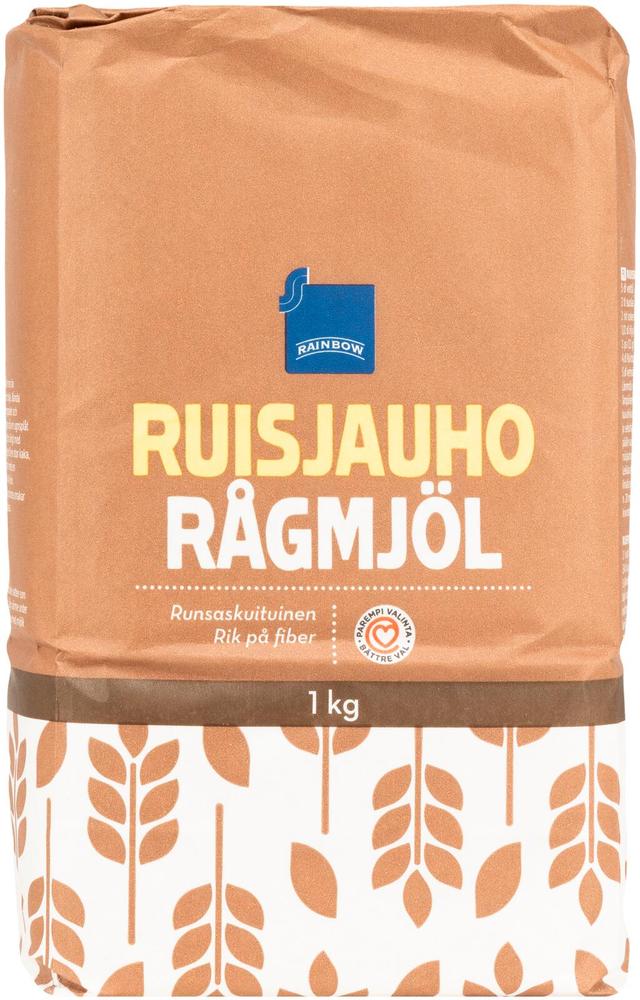 Rainbow ruisjauho 1 kg