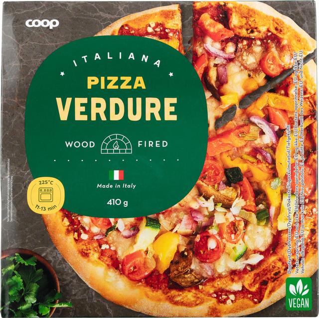 Coop Pizza Verdure vegaaninen 410 g pakaste